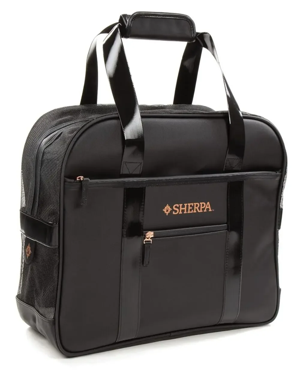 Sherpa Tote Around Town Pet Carrier Small Black Stay Clean Travel Tote Bag